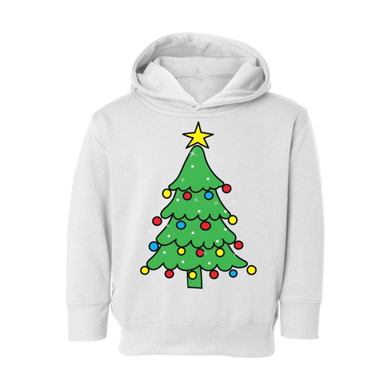 Awkward Styles Ugly Christmas Hoodie for Boys Girls Toddler Xmas Tree Green Sweatshirt