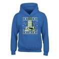 thumbnail image 1 of Awkward Styles Christmas Hoodies for Kids Youth Auto Xmas Tree Sweatshirt, 1 of 4