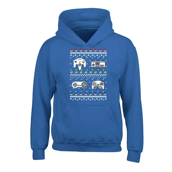 Awkward Styles Christmas Hoodies for Kids Youth Gamer Xmas Sweatshirt