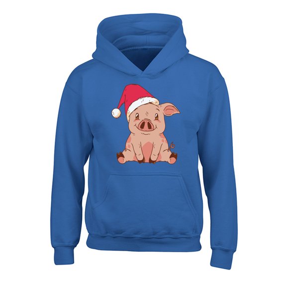 Awkward Styles Christmas Hoodies for Kids Youth Little Xmas Pig Sweatshirt