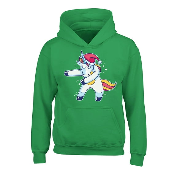 Awkward Styles Christmas Hoodies for Kids Youth Xmas Dancing Unicorn Sweatshirt