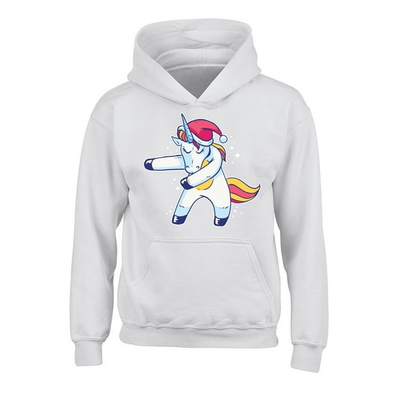 Awkward Styles Christmas Hoodies for Kids Youth Xmas Dancing Unicorn Sweatshirt