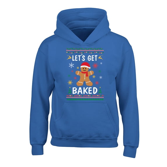 Awkward Styles Christmas Hoodies for Kids Youth Xmas Gingerbread Man Sweatshirt