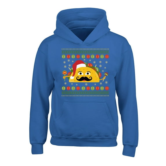 Awkward Styles Christmas Hoodies for Kids Youth Xmas Taco Sweatshirt
