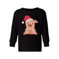 thumbnail image 1 of Awkward Styles Christmas Long Sleeve Shirt for Boys Girls Toddler Little Xmas Pig Shirt, 1 of 4