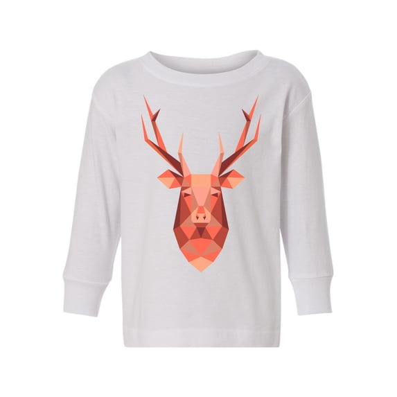 Awkward Styles Christmas Long Sleeve Shirt for Boys Girls Toddler Pink Xmas Deer Shirt