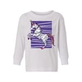thumbnail image 1 of Awkward Styles Christmas Long Sleeve Shirt for Boys Girls Toddler Purple Xmas Unicorn Shirt, 1 of 4