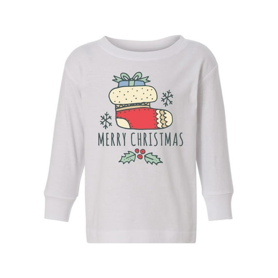 Awkward Styles Christmas Long Sleeve Shirt for Boys Girls Toddler Xmas Stocking Shirt