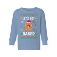 thumbnail image 1 of Awkward Styles Christmas Long Sleeve Shirt for Boys Girls Xmas Gingerbread Man Shirt, 1 of 4