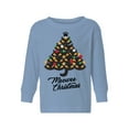 thumbnail image 1 of Awkward Styles Christmas Long Sleeve Shirt for Boys Girls Xmas Toddler Meowee Shirt Cat Tree, 1 of 4