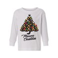 thumbnail image 1 of Awkward Styles Christmas Long Sleeve Shirt for Boys Girls Xmas Toddler Meowee Shirt Cat Tree, 1 of 4