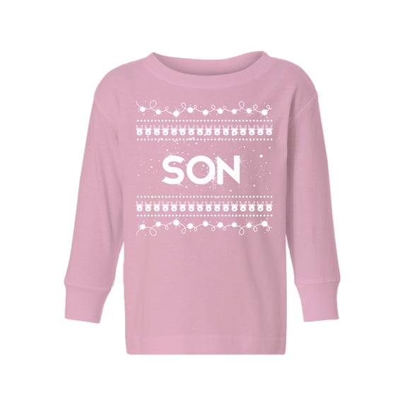 Awkward Styles Christmas Long Sleeve Shirt for Boys Toddler Son Christmas Pattern Shirt