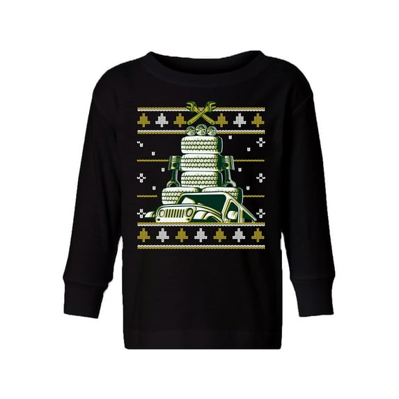Awkward Styles Christmas Long Sleeve Shirt for Girls Boys Toddler Auto Xmas Tree Shirt
