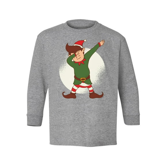 Awkward Styles Ugly Christmas Long Sleeve Shirt for Kids Youth Boys Girls Dabbing Xmas Elf Shirt