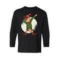 thumbnail image 1 of Awkward Styles Ugly Christmas Long Sleeve Shirt for Kids Youth Boys Girls Dabbing Xmas Elf Shirt, 1 of 4