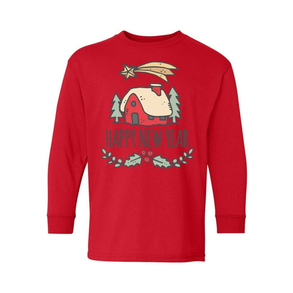 Awkward Styles Christmas Long Sleeve Shirt for Kids Youth Boys Girls Happy New Year Merry Xmas Shirt