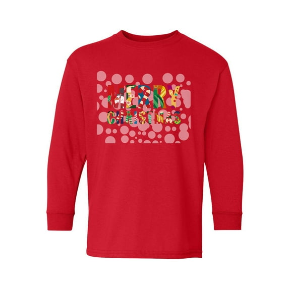 Awkward Styles Christmas Long Sleeve Shirt for Kids Youth Boys Girls Merry Xmas Shirt