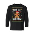 thumbnail image 1 of Awkward Styles Christmas Long Sleeve Shirt for Kids Youth Boys Girls Xmas Gingerbread Man Shirt, 1 of 4