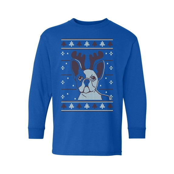 Awkward Styles Christmas Long Sleeve Shirt for Kids Youth Boys Girls Xmas Puppy Shirt