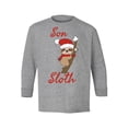 thumbnail image 1 of Awkward Styles Christmas Long Sleeve Shirt for Kids Youth Boys Xmas Son Sloth Shirt, 1 of 4