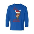 thumbnail image 1 of Awkward Styles Christmas Long Sleeve Shirt for Kids Youth Boys Xmas Son Sloth Shirt, 1 of 4