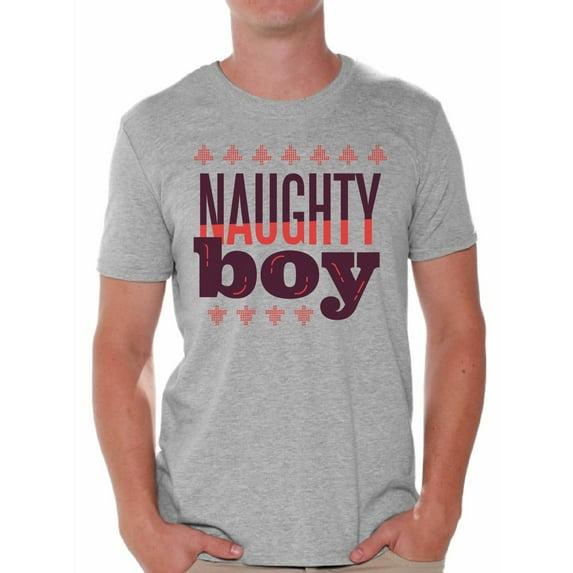 Awkward Styles Ugly Christmas Shirts for Men Naughty Xmas Boy T-Shirt