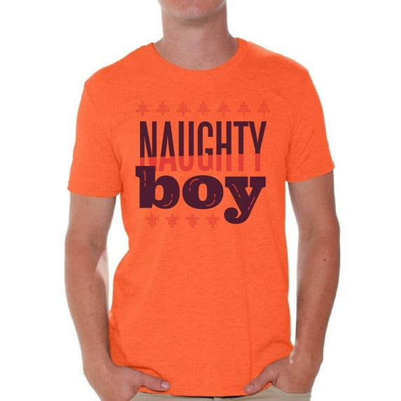 Awkward Styles Ugly Christmas Shirts for Men Naughty Xmas Boy T-Shirt