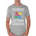 thumbnail image 1 of Awkward Styles Christmas Shirts for Men Xmas Autism T-Shirt, 1 of 4