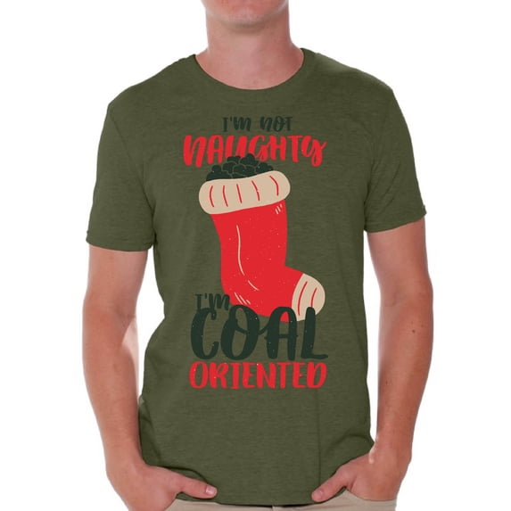 Awkward Styles Christmas Shirts for Men Xmas Coal T-Shirt