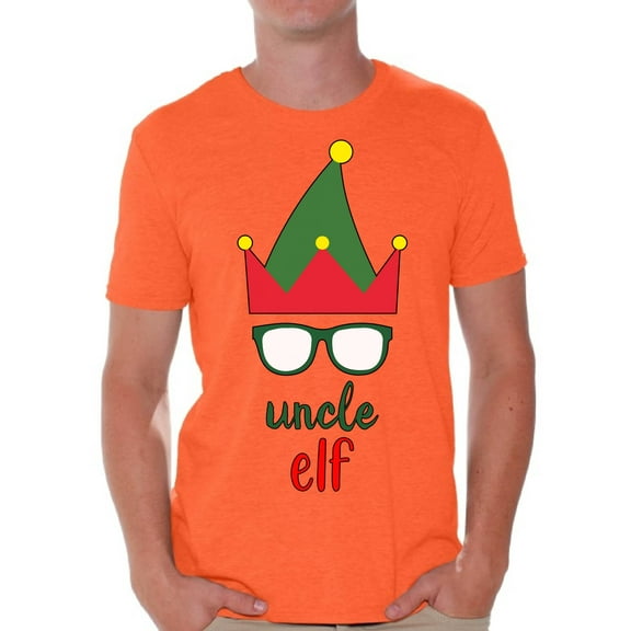 Awkward Styles Christmas Shirts for Men Xmas Elf Uncle T-Shirt