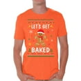 thumbnail image 1 of Awkward Styles Ugly Christmas Shirts for Men Xmas Gingerbread Man T-Shirt, 1 of 4