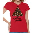 thumbnail image 1 of Awkward Styles Christmas Shirts for Women Xmas Cat T-Shirt, 1 of 4