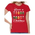 thumbnail image 1 of Awkward Styles Christmas Shirts for Women Xmas Holly Jolly Christmas T-Shirt, 1 of 4