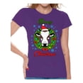 thumbnail image 1 of Awkward Styles Christmas Shirts for Women Xmas Mooey T-Shirt, 1 of 4
