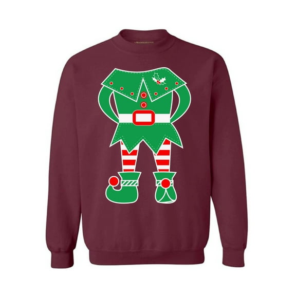 Awkward Styles Christmas Sweater Christmas Sweater Elf Suit Christmas Sweatshirt