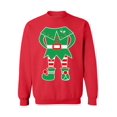 thumbnail image 1 of Awkward Styles Christmas Sweater Christmas Sweater Elf Suit Christmas Sweatshirt, 1 of 5