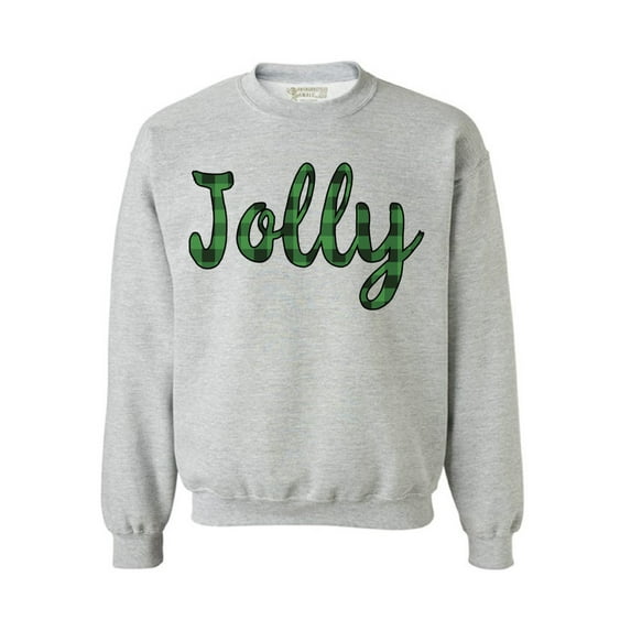 Awkward Styles Xmas Sweatshirt Christmas Jolly Plaid Sweater