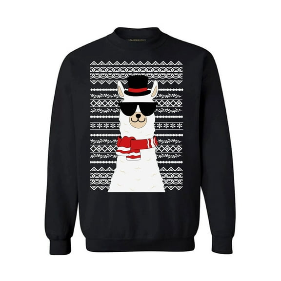 Awkward Styles Xmas Sweatshirt Christmas Llama Sweater