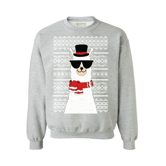 Awkward Styles Xmas Sweatshirt Christmas Llama Sweater