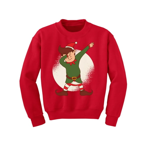 Awkward Styles Christmas Sweater for Boys Girls Kids Youth Dabbing Xmas Elf Sweatshirt
