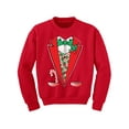thumbnail image 1 of Awkward Styles Christmas Sweater for Boys Girls Kids Youth Funny Xmas Tuxedo Sweatshirt, 1 of 4