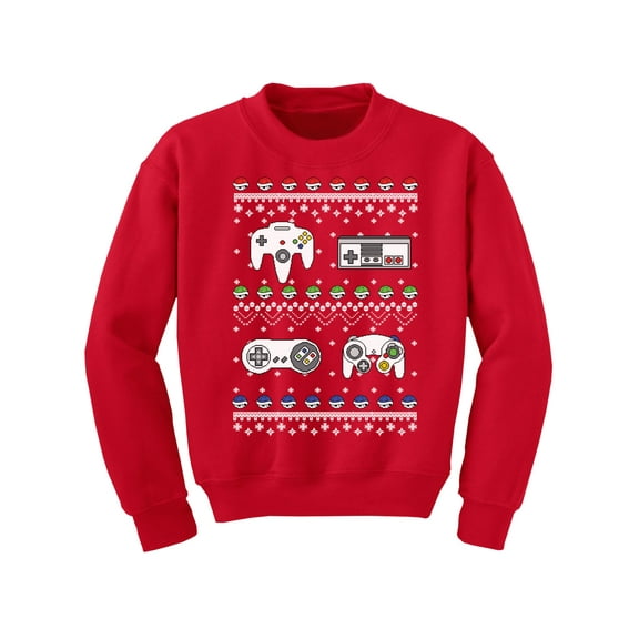 Awkward Styles Christmas Sweater for Boys Girls Kids Youth Gamer Xmas Sweatshirt
