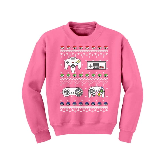 Awkward Styles Christmas Sweater for Boys Girls Kids Youth Gamer Xmas Sweatshirt