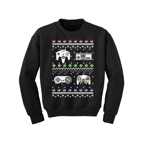 Awkward Styles Christmas Sweater for Boys Girls Kids Youth Gamer Xmas Sweatshirt