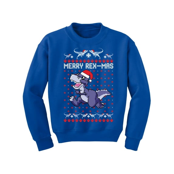Awkward Styles Christmas Sweater for Boys Girls Kids Youth Merry Rexmas Xmas Sweatshirt