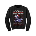 thumbnail image 1 of Awkward Styles Christmas Sweater for Boys Girls Kids Youth Merry Rexmas Xmas Sweatshirt, 1 of 4