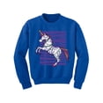 thumbnail image 1 of Awkward Styles Christmas Sweater for Boys Girls Kids Youth Purple Xmas Unicorn Sweatshirt, 1 of 4