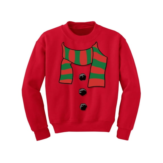 Awkward Styles Christmas Sweater for Boys Girls Kids Youth Snowman Xmas Scarf Sweatshirt