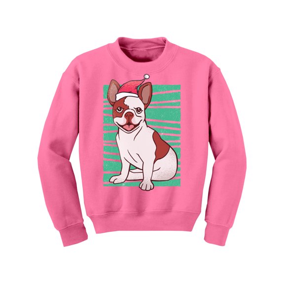Awkward Styles Christmas Sweater for Boys Girls Kids Youth Xmas Bulldog Sweatshirt