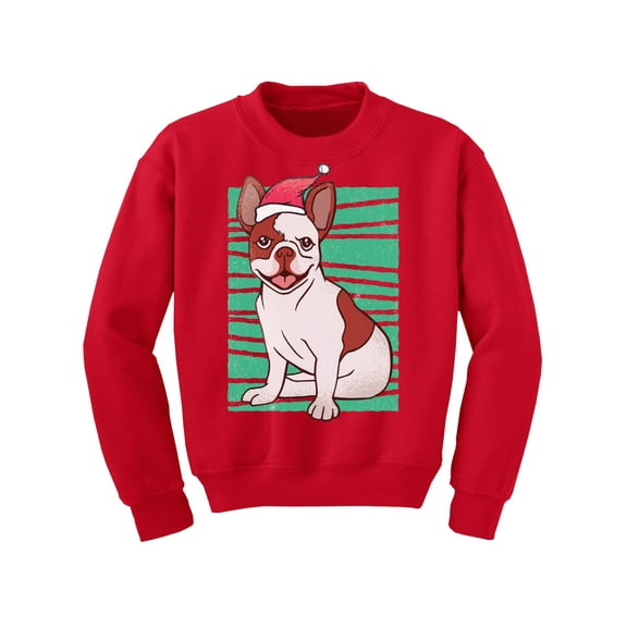 Awkward Styles Christmas Sweater for Boys Girls Kids Youth Xmas Bulldog Sweatshirt